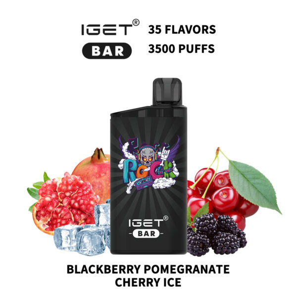 Blackberry Pomegranate Cherry Ice