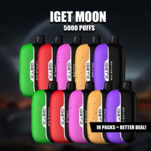 IGET Moon 5000Puffs Strawberry Watermelon