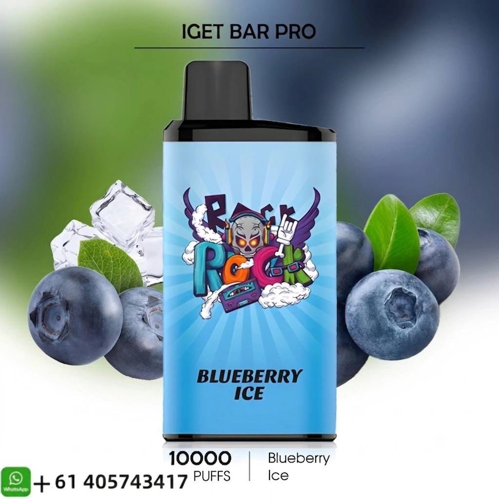 photo_2026-07-13_11-54-03.jpg IGET Bar Pro Blueberry Ice 10000 Puffs - Image 1